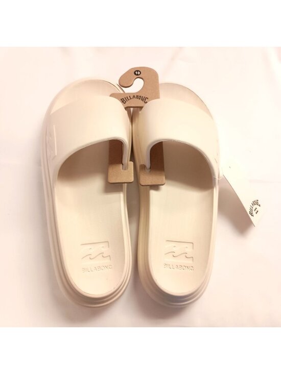 Billabong Shoes - Billabong Platform Slide Sandals Women 10 Cream Cushion Comfort NWT Casual